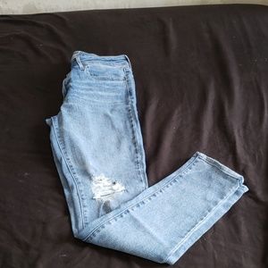 Skinny ripped jeans
